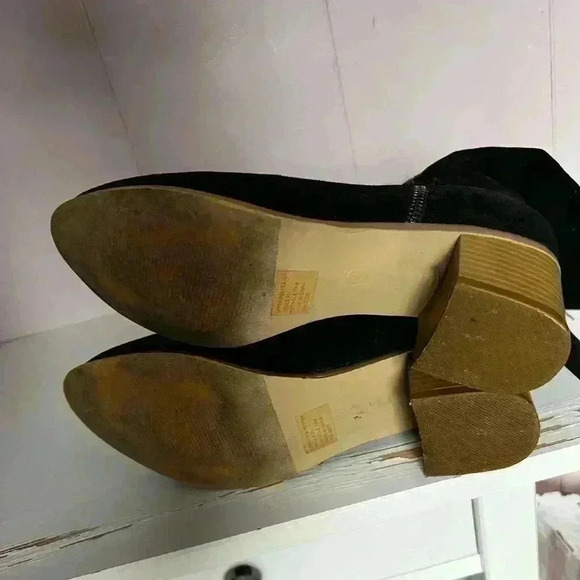 Journey & Crew Womens Sz 8.5 Faux Suede Boot Just Below the Knee - Picture 6 of 6